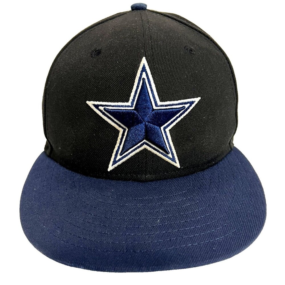 Dallas Cowboys New Era Basic 9FIFTY Snapback Hat -Navy Black Star Structured Cap